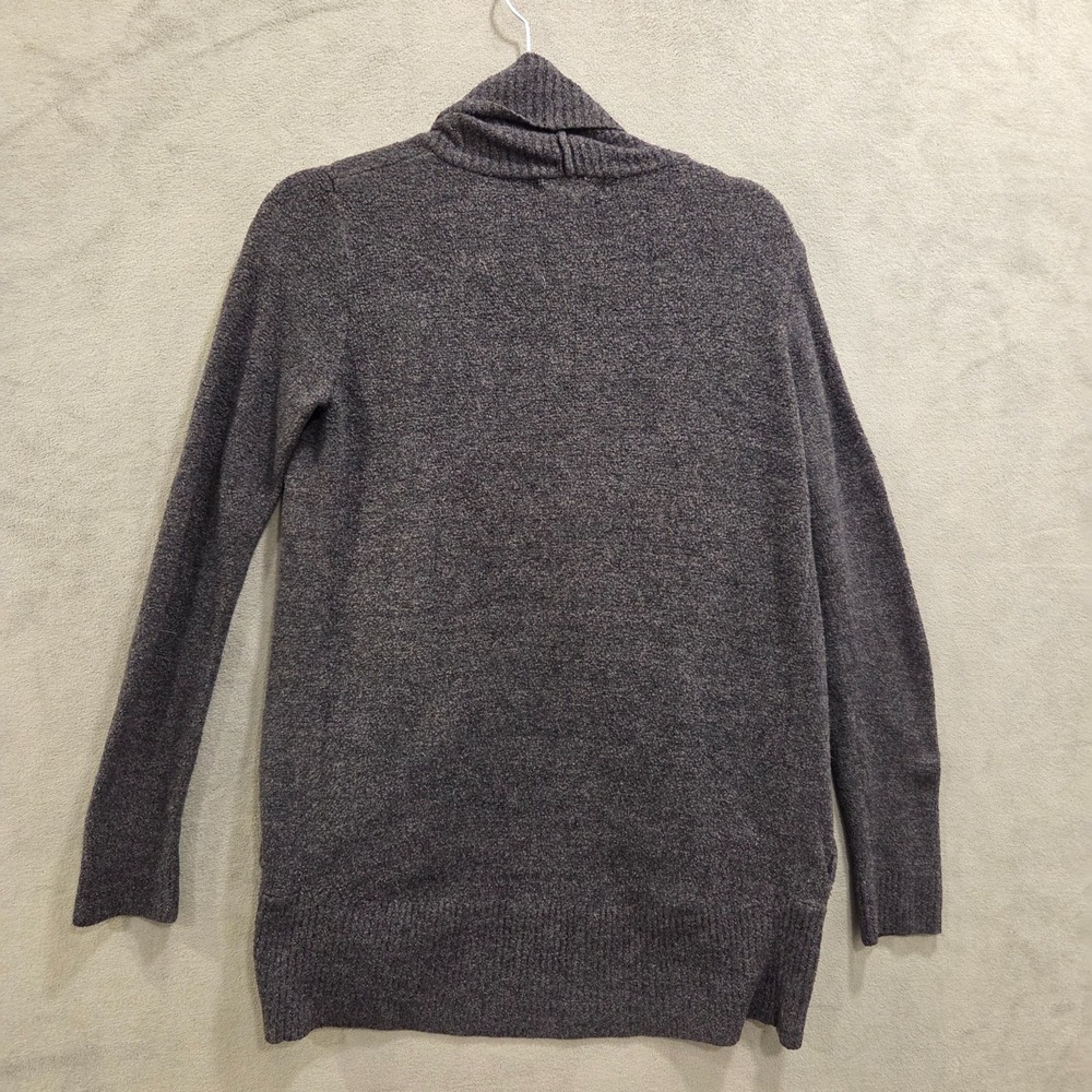 Barefoot Dreams Cozychic Lite Cardigan Sweater Womens XS/S Black Pockets Soft - Picture 2 of 7